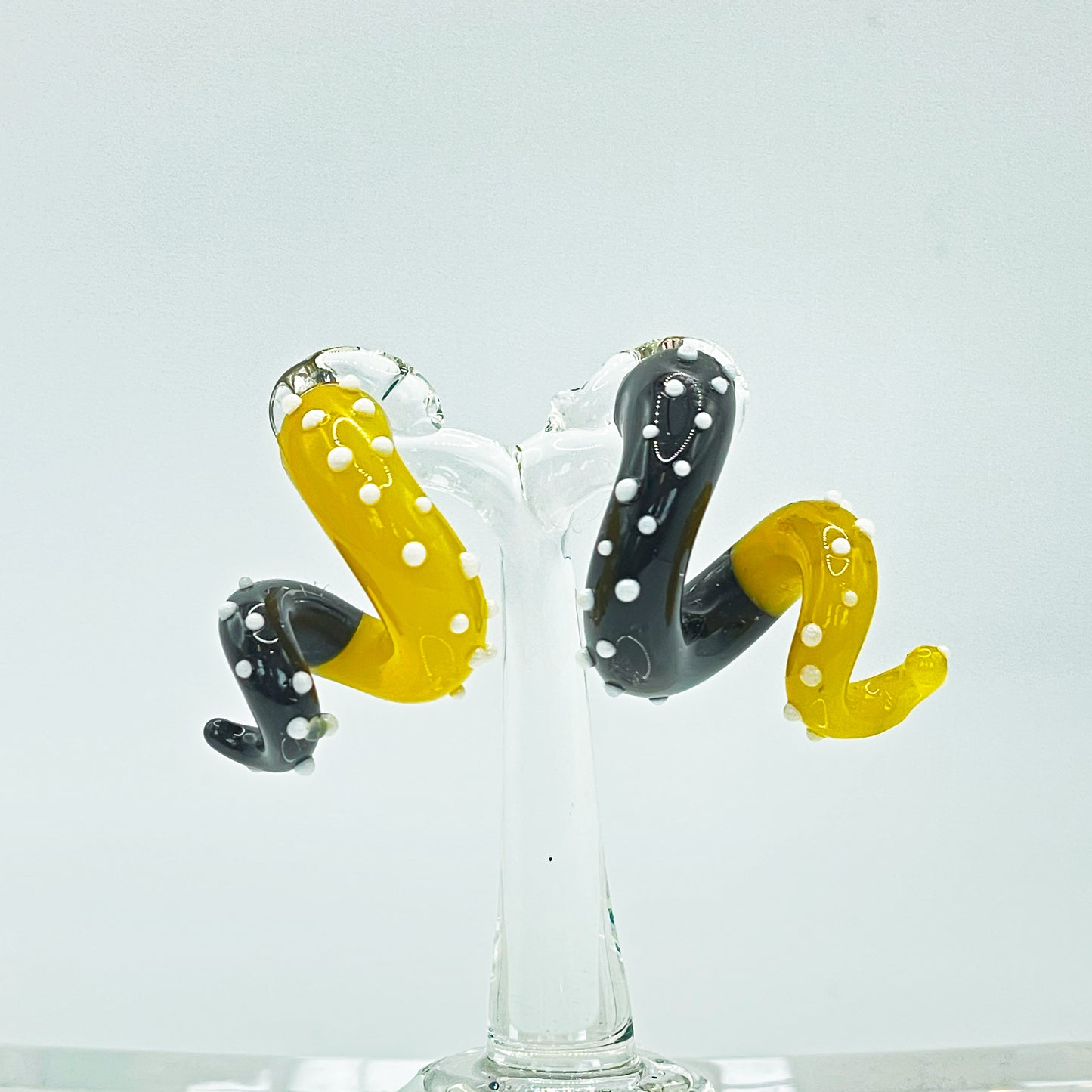 Tentacle Pin earring - Yellow / Black