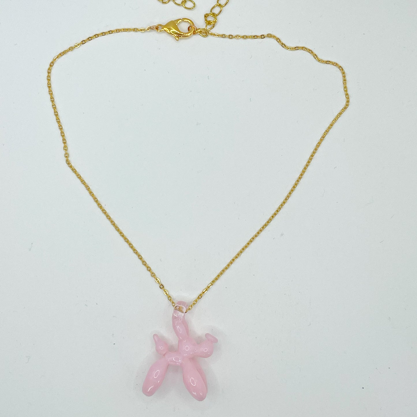 Balloon Dog Pendant - Pink