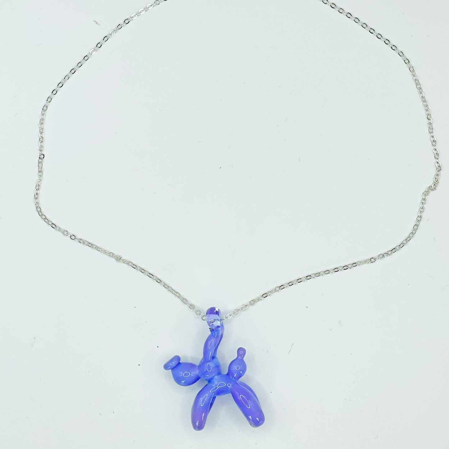 Balloon Dog Pendant - Purple