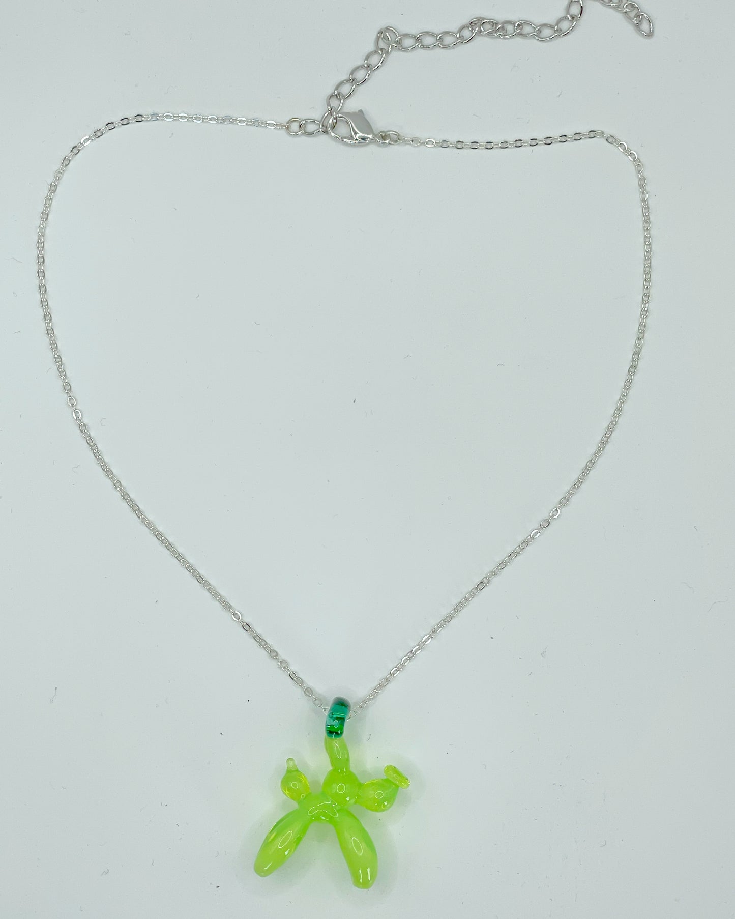 Balloon Dog Pendant - Light Green