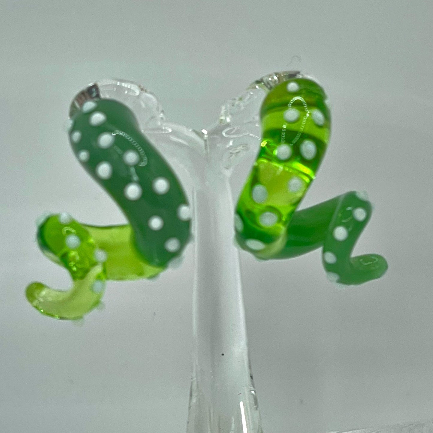Tentacle Pin earring - Jade / Light Green
